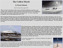 Tablet Screenshot of coldestmarch.com